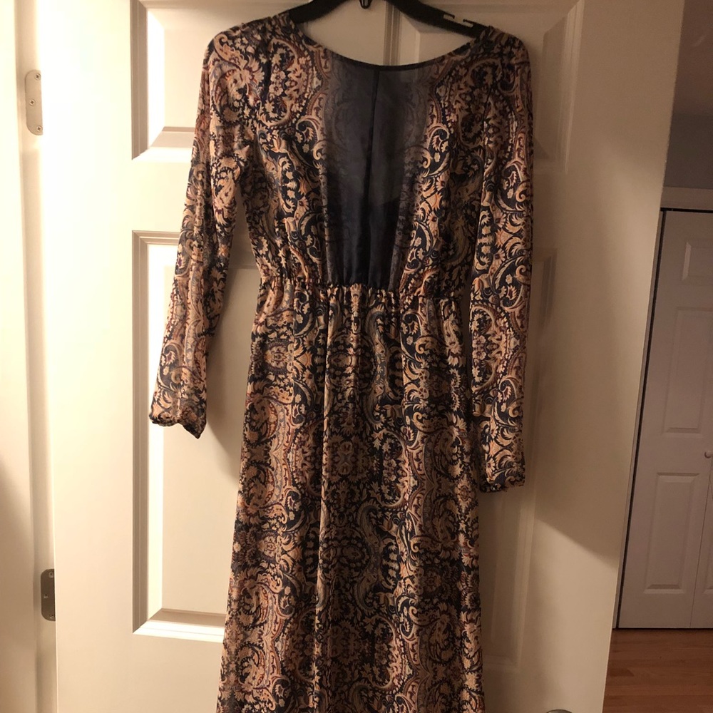 Flower maxi dress